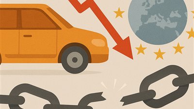 ضغوط سلاسل التوريد تعود إلى قطاع السيارات في أوروبا